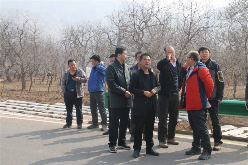 赴现场与当地管理部门共同调查滑坡情况(永靖)